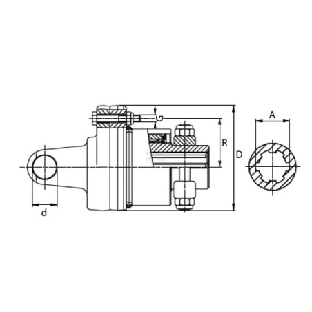 Embrayage WALTERSCHEID 1121616