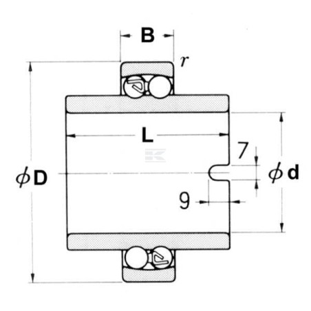 Roulements à billes SKF 11209TN9