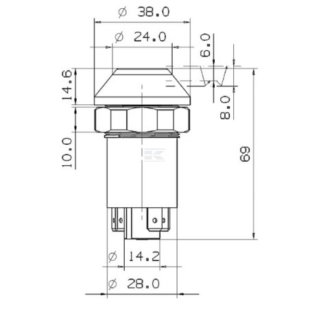 Interrupteur PNEUTRON 11215400PN
