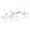 Barre de poussée hydraulique WALTERSCHEID 1205129