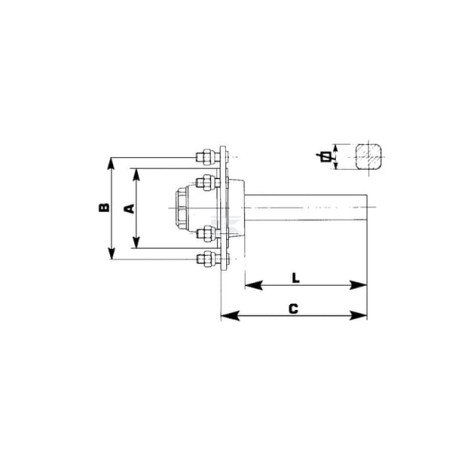 Demi-axe ADR 1253S50JA5000370