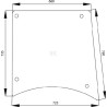 Vitre latérale UNIVERSEL 1332447C91N