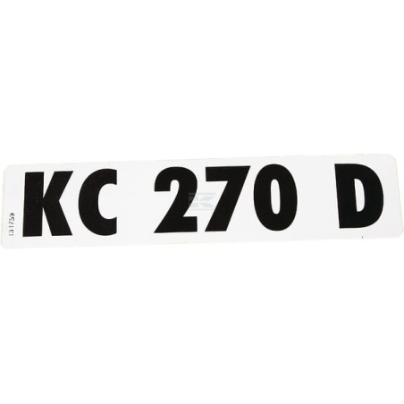 Autocollant DANFOSS 131759