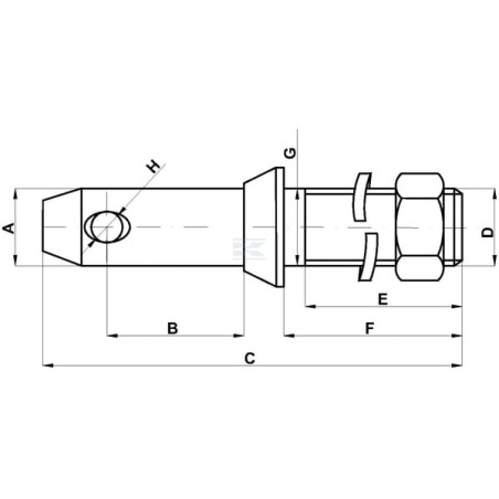 Goupille stabilisatrice STEEL-POWER 1380301020