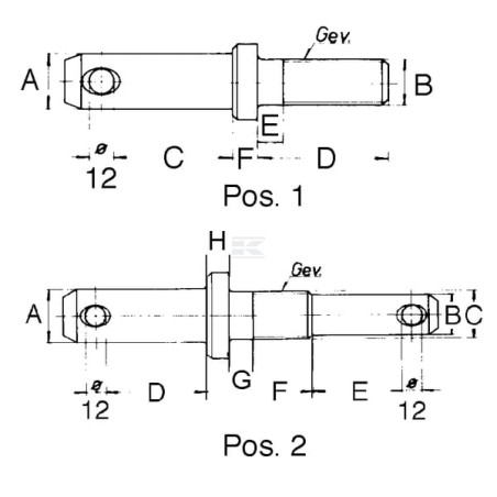 Goupille stabilisatrice STEEL-POWER 1380302010