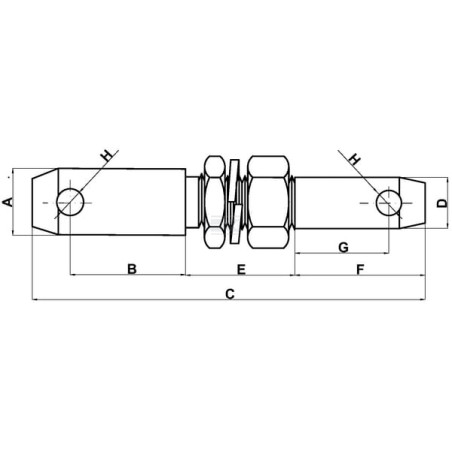 Goupille stabilisatrice STEEL-POWER 1380302010