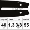 Guide OZAKI 40  cm 3/8LP 1,3mm