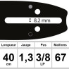 Guide OZAKI 40 cm 0,325 1,3mm