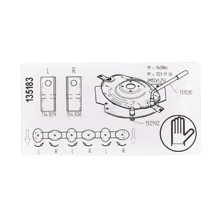 Autocollant FELLA 135183