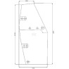 Vitre de porte UNIVERSEL 134221003N