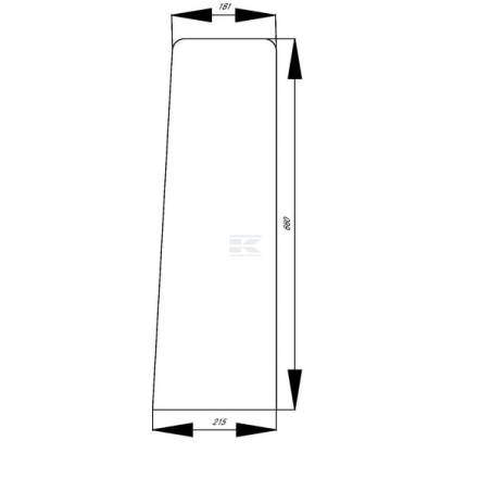 Pare-brise UNIVERSEL 134571002N