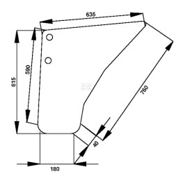 Vitre de porte UNIVERSEL 134771738N
