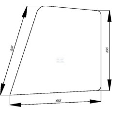 Vitre de porte UNIVERSEL 134771736N