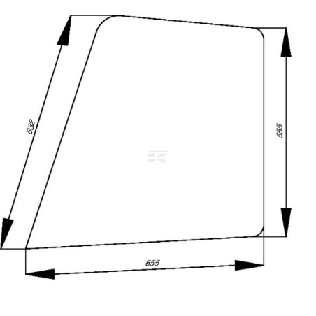 Vitre de porte UNIVERSEL 134771736N