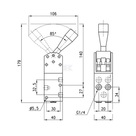 Distributeur CAMOZZI 154900