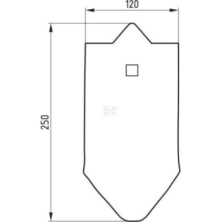 Pointe de cultivateur UNIA 1738050010N