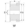 Poulie UNIVERSEL 16T25122