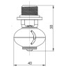 Demi-buse AGROTOP 17272