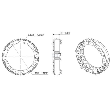 Bague de roulement cônique COMER 180219029