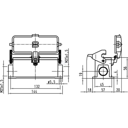 Embase HARTING 19300241296