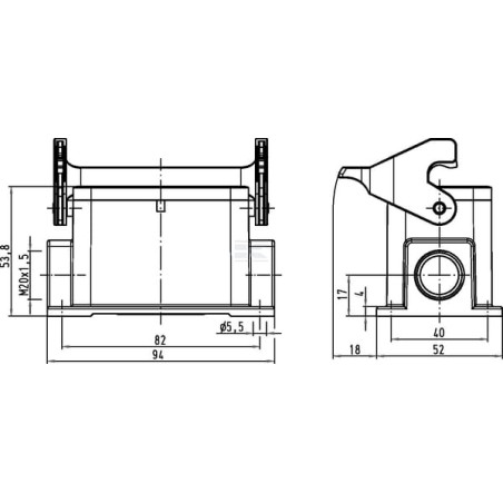 Embase HARTING 19300101250