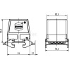Capot d'accélérateur HARTING 19300320738