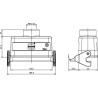 Capot d'accélérateur HARTING 19300161751