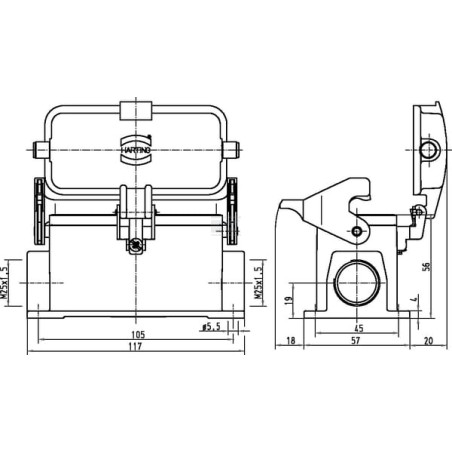 Embase HARTING 19300162296