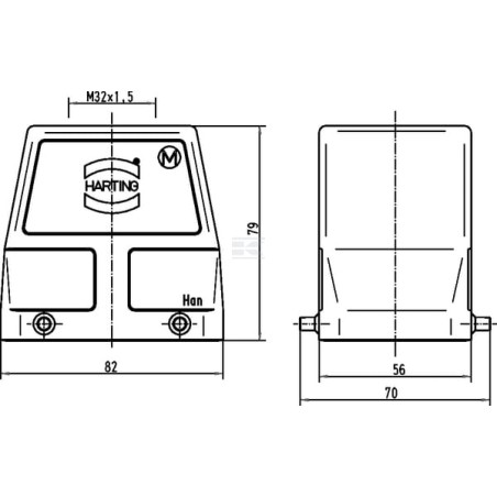 Capot HARTING 19200320427