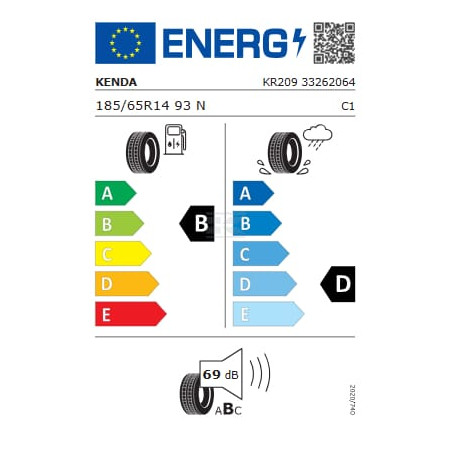 Pneu KENDA 18565R14KR209