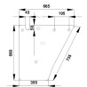 Vitre de porte UNIVERSEL 205810030650N