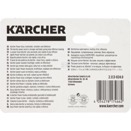 Buse de puissance KÄRCHER 21130240