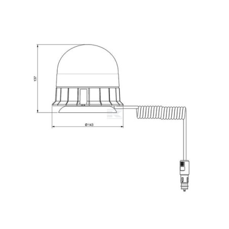 Gyrophare LED SACEX 2143LV5E08