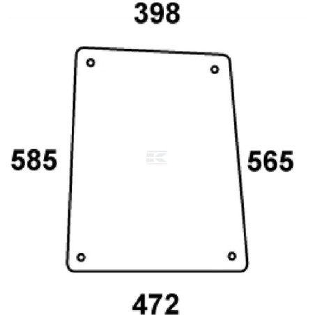 Vitre latérale UNIVERSEL 247810040300N