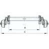 Arbre de roue AL-KO 247548