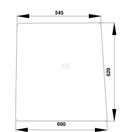 Vitre latérale UNIVERSEL 258514210150N