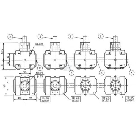Transmission COMER 267518