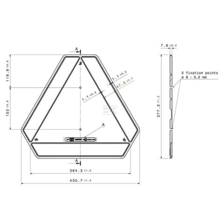 Panneau d'avertissement VIGNAL 2880000000