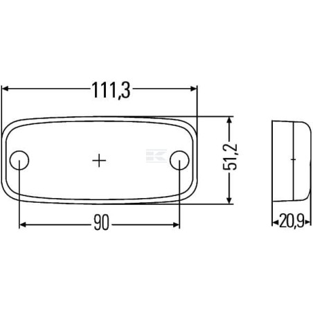 Feu arrière LED HELLA 2TM345600307