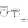 Feu de recul HELLA 2ZR357028041