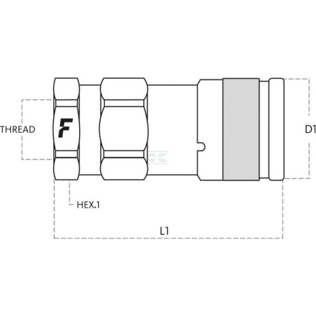 Coupleur FASTER 2FFN3812GASF2V