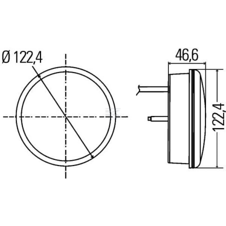 Feu arrière LED HELLA 2SD344200001