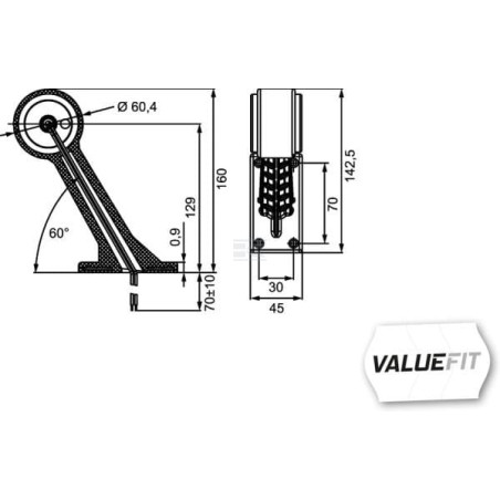 Feu de gabarit HELLA VALUEFIT 2XS357004031
