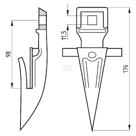 Barre de coupe UNIVERSEL 3025522182M1