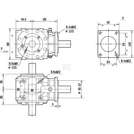 Transmission COMER 310702