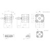 Vérin compacte CAMOZZI 31F2A016A005