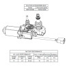 Moteur d'essuie-glace DOGA 31644652BI0T