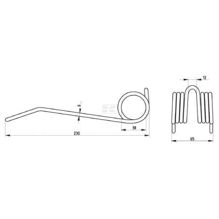 Dent à ressort UNIVERSEL 31805261171140
