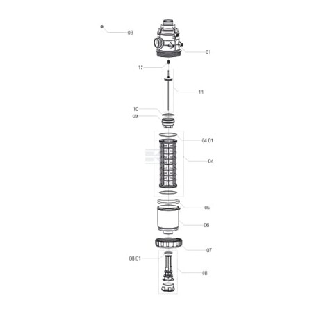 Filtre d'aspiration ARAG 3172573