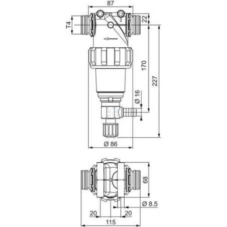 Filtre de pression ARAG 32241C3